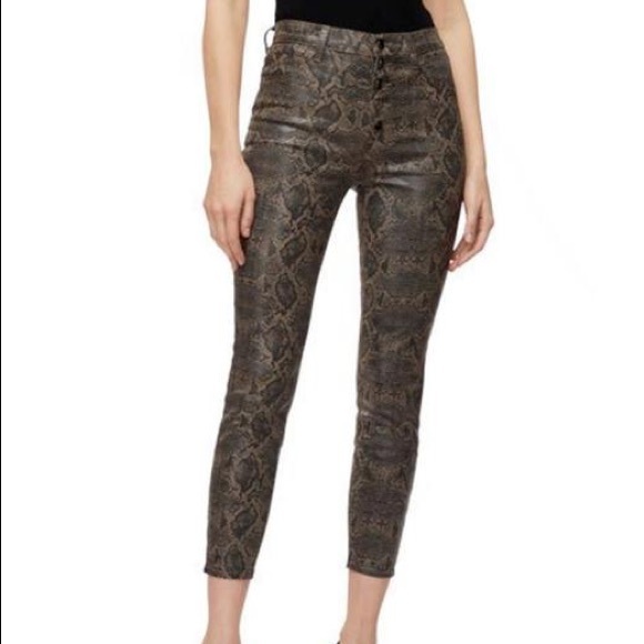 J BRAND LILLIE Photo Ready High Rise Coated Crop Jeans - Picture 5 of 8